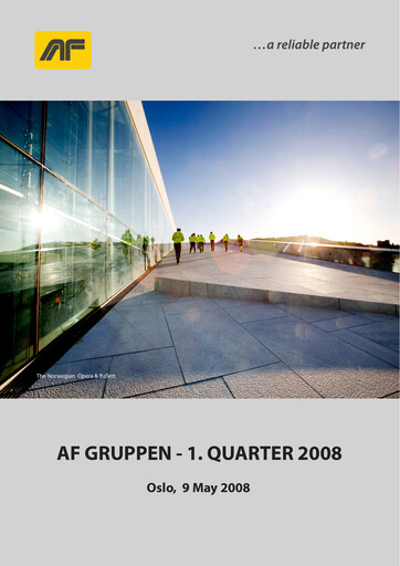 Thumbnail AF Gruppen Quarterly Report 2008-q1