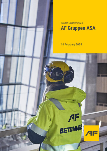 Thumbnail AF Gruppen Quarterly Report 2024-q4