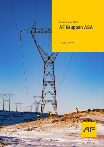 Miniature AF Gruppen Rapport trimestriel 2026-q1