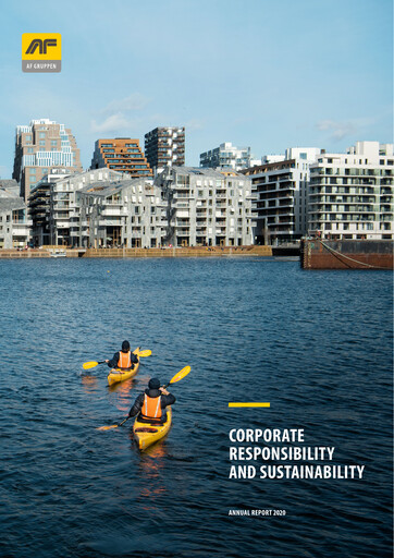 Thumbnail AF Gruppen Sustainability Report 2020