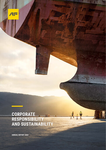 Thumbnail AF Gruppen Sustainability Report 2022