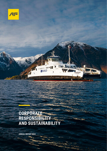 Thumbnail AF Gruppen Sustainability Report 2023