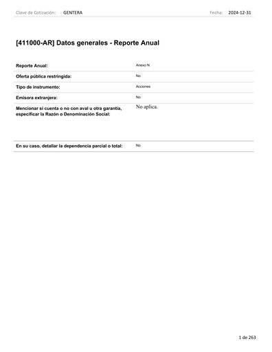 Vorschaubild Gentera, S.A.B. de C.V. Jahresbericht 2024