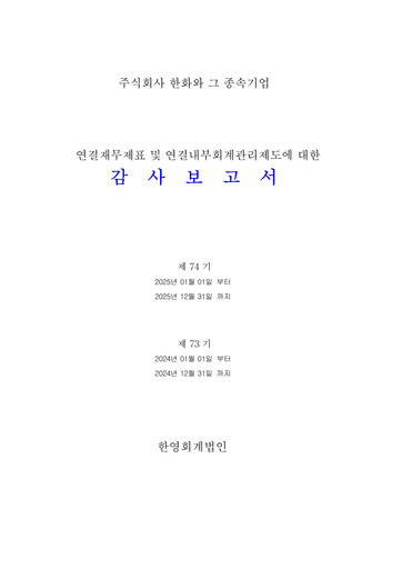 Thumbnail Hanwha Corporation Financial Statement 2025