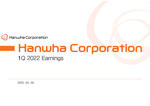 Thumbnail Hanwha Corporation Quarterly Report 2022-q1