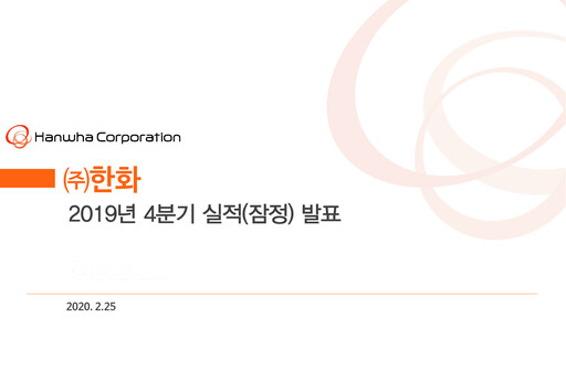 Thumbnail Hanwha Corporation Quarterly Report 2019-q4