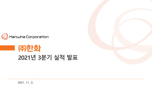 Thumbnail Hanwha Corporation Quarterly Report 2021-q3