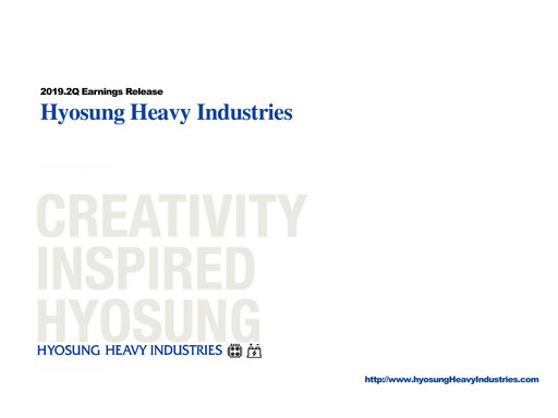 Thumbnail Hyosung Heavy Industries Corporation Quarterly Report 2019-q2
