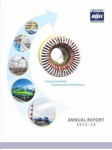 Thumbnail Bharat Heavy Electricals Limited Annual Report 2012-2013