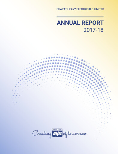Thumbnail Bharat Heavy Electricals Limited Annual Report 2017-2018