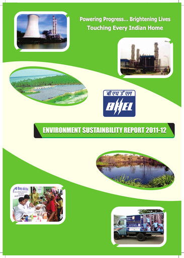 Miniature Bharat Heavy Electricals Limited Rapport de durabilité 2011-2012