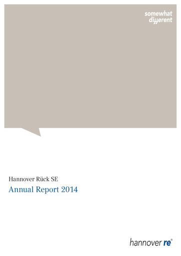 Thumbnail Hannover Rück
 Annual Report 2014