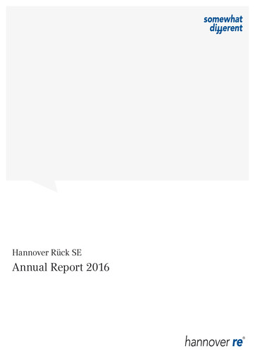 Thumbnail Hannover Rück
 Annual Report 2016