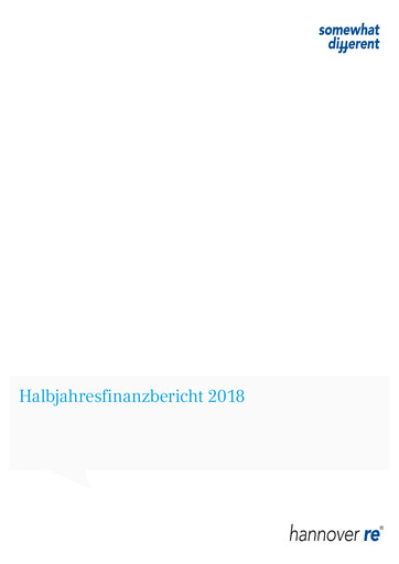 Thumbnail Hannover Rück
 Half-year Report 2018-h1