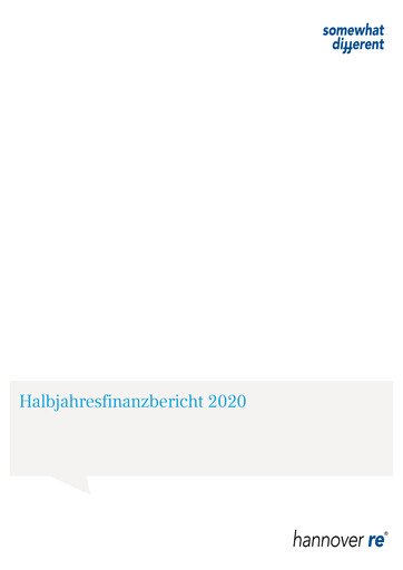 Thumbnail Hannover Rück
 Half-year Report 2020-h1
