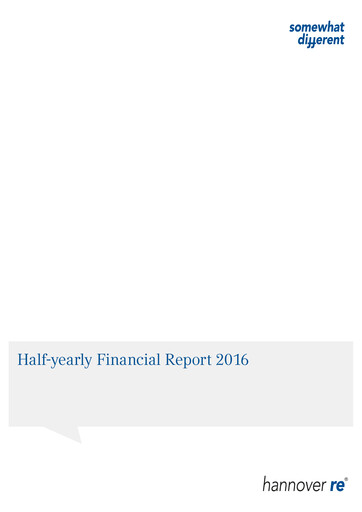 Thumbnail Hannover Rück
 Half-year Report 2016-h1
