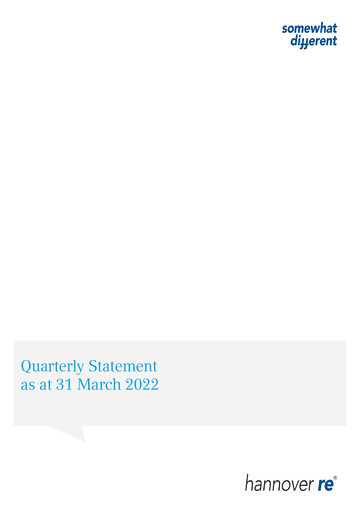 Thumbnail Hannover Rück
 Quarterly Report 2022-q1