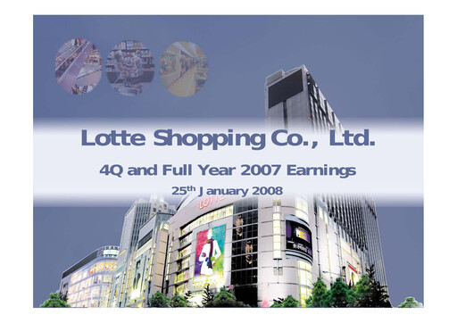 Vorschaubild Lotte Shopping Quartalsbericht 2007-q4