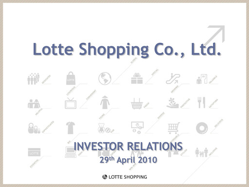 Vorschaubild Lotte Shopping Quartalsbericht 2010-q1