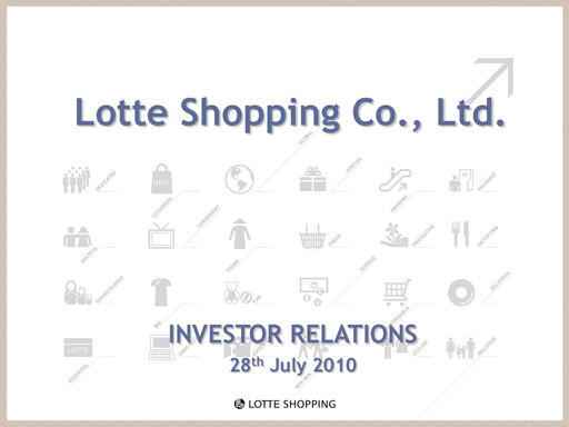 Vorschaubild Lotte Shopping Quartalsbericht 2010-q2