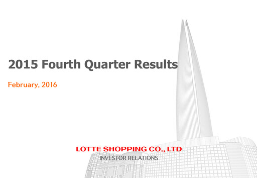 Vorschaubild Lotte Shopping Quartalsbericht 2015-q4