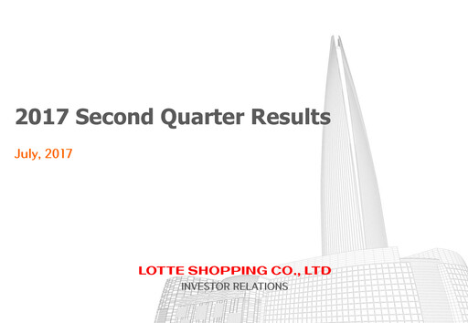 Vorschaubild Lotte Shopping Quartalsbericht 2017-q2