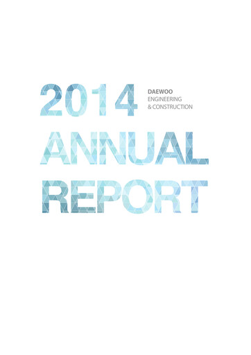 Thumbnail Daewoo Engineering & Construction Annual Report 2014