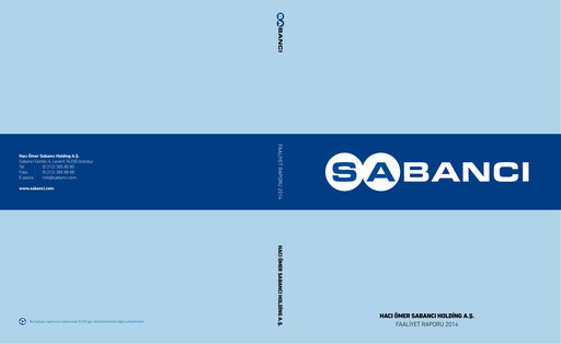 Thumbnail Sabancı Holding
 Annual Report 2014