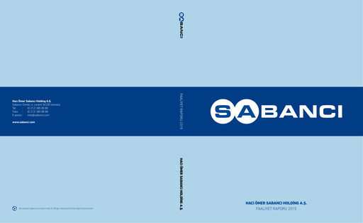 Thumbnail Sabancı Holding
 Annual Report 2015