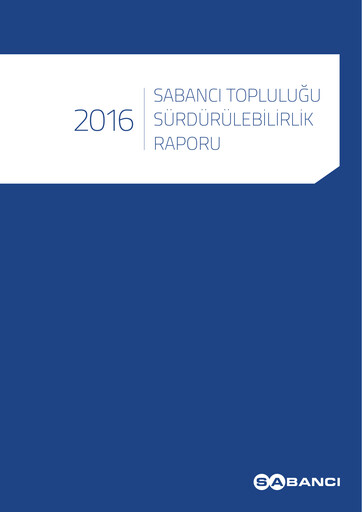 Thumbnail Sabancı Holding
 Sustainability Report 2016
