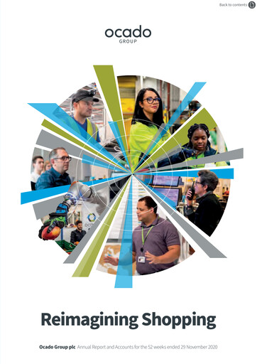 Thumbnail Ocado Annual Report 2020