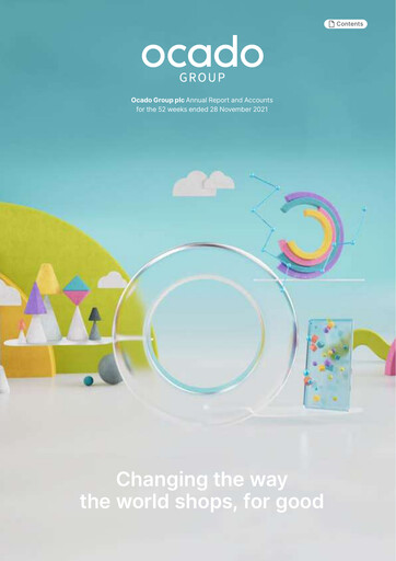 Thumbnail Ocado Annual Report 2021
