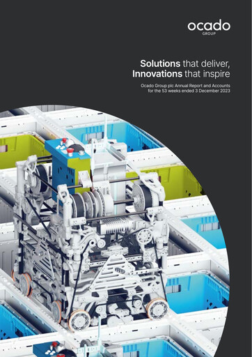 Thumbnail Ocado Annual Report 2023
