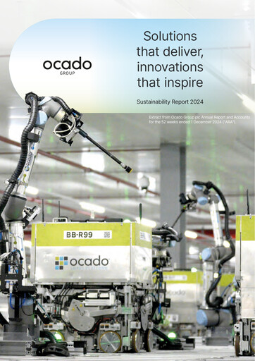 Thumbnail Ocado Sustainability Report 2024