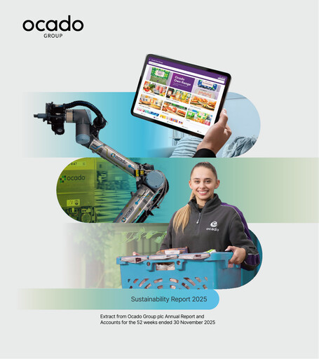 Thumbnail Ocado Sustainability Report 2025