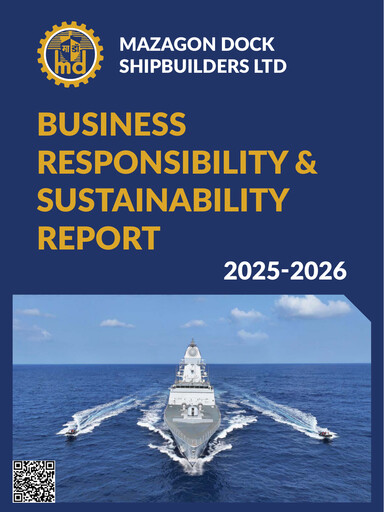 Thumbnail Mazagon Dock Shipbuilders Limited Sustainability Report 2025-2026