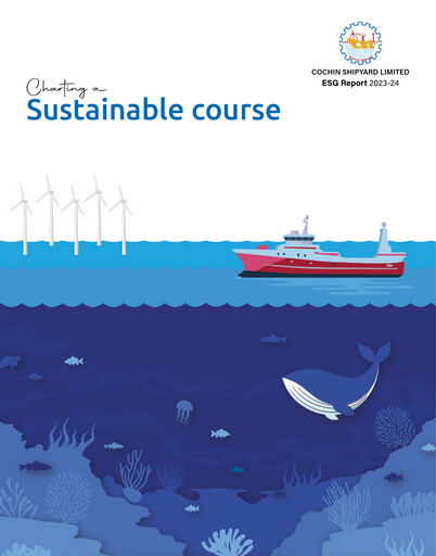 Thumbnail Cochin Shipyard Limited ESG Report 2023-2024