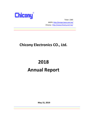 Thumbnail Chicony Electronics Annual Report 2018