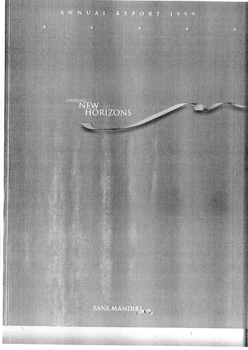 Thumbnail Bank Mandiri Annual Report 1999