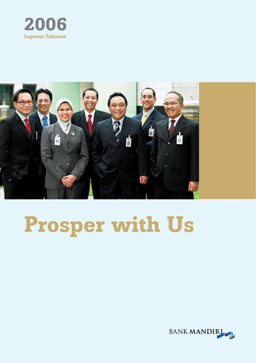 Thumbnail Bank Mandiri Annual Report 2006