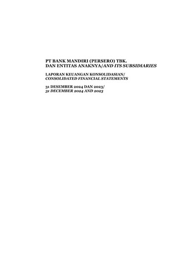 Thumbnail Bank Mandiri Financial Statement 2024