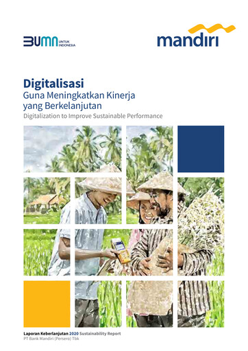 Thumbnail Bank Mandiri Sustainability Report 2020