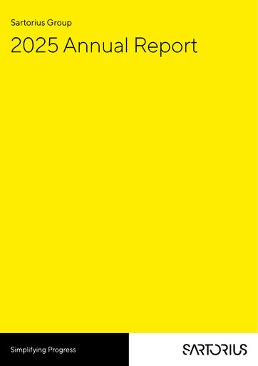 Thumbnail Sartorius Annual Report 2025