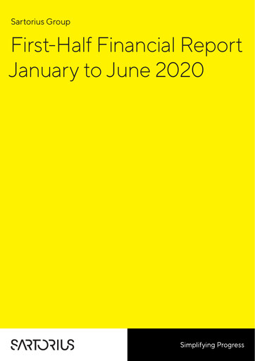 Thumbnail Sartorius Half-year Report 2020-h1