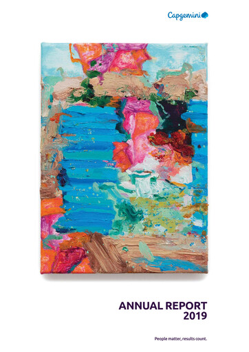 Thumbnail Capgemini Annual Report 2019