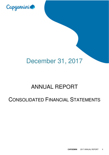 Thumbnail Capgemini Financial Statement 2017