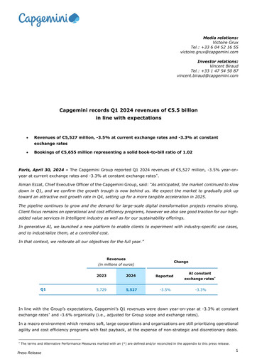 Thumbnail Capgemini Quarterly Report 2024-q1