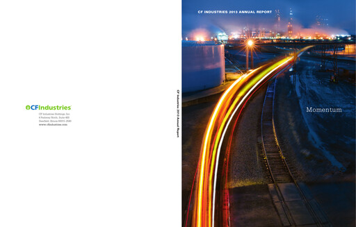 Thumbnail CF Industries
 Annual Report 2013