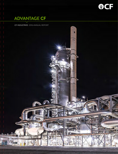 Thumbnail CF Industries
 Annual Report 2016