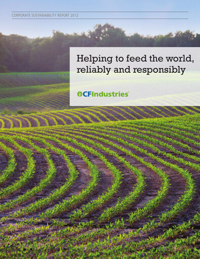 Thumbnail CF Industries
 Sustainability Report 2012